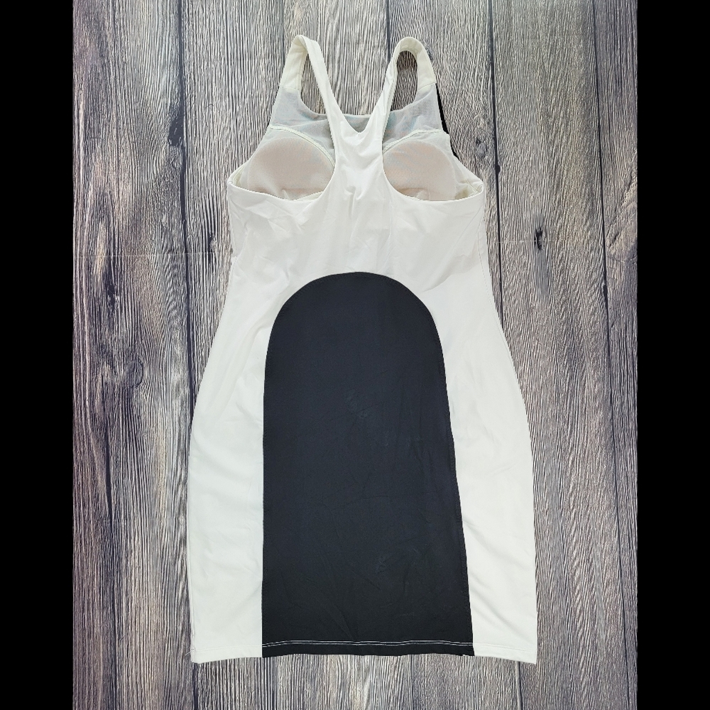 Athleta Black and White Colorblock Swim Dress - Picture 6 of 11